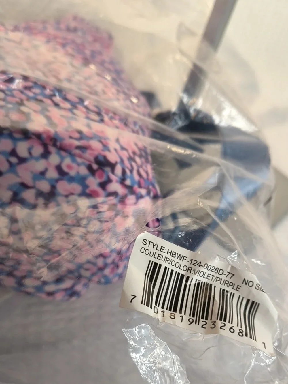 Wildfox HBWF-124-0026D-77 Violet Purple Pink &Blue Confetti Crossbody Sling Bag